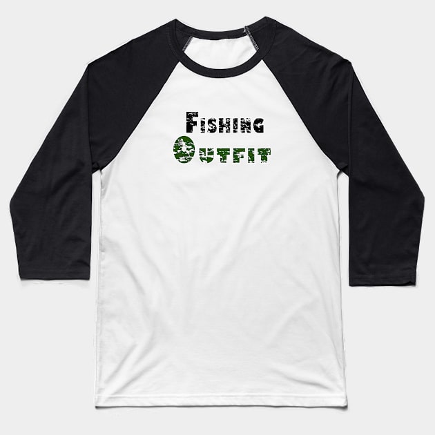 Fishing Outfit Baseball T-Shirt by DougB